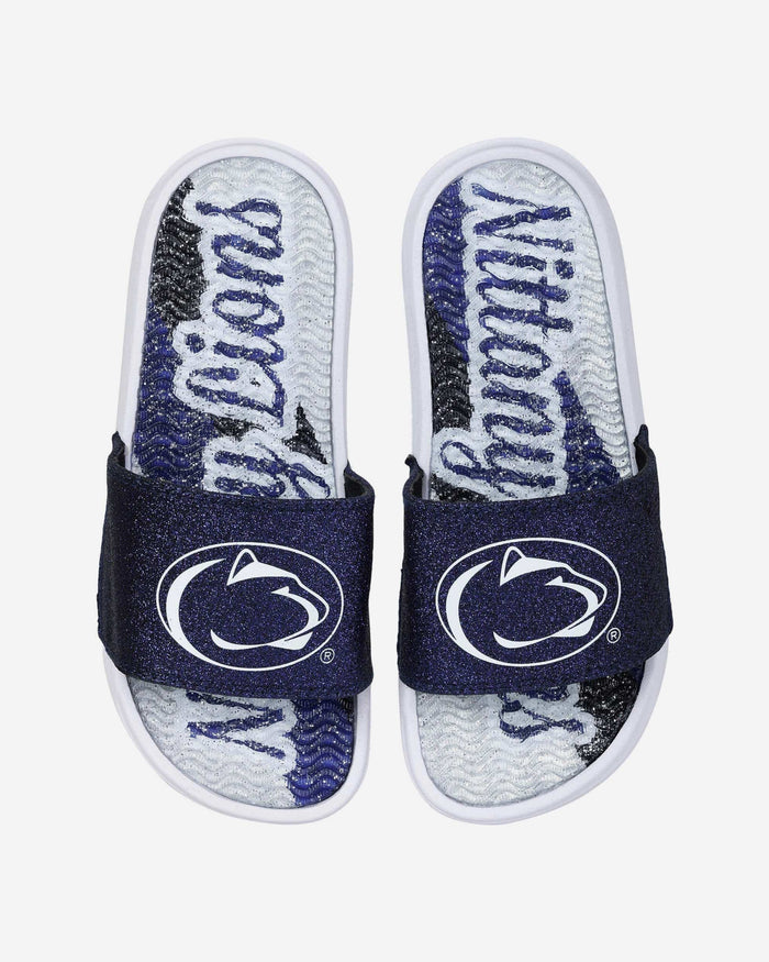 Penn State Nittany Lions Womens Glitter Gel Slide FOCO S - FOCO.com