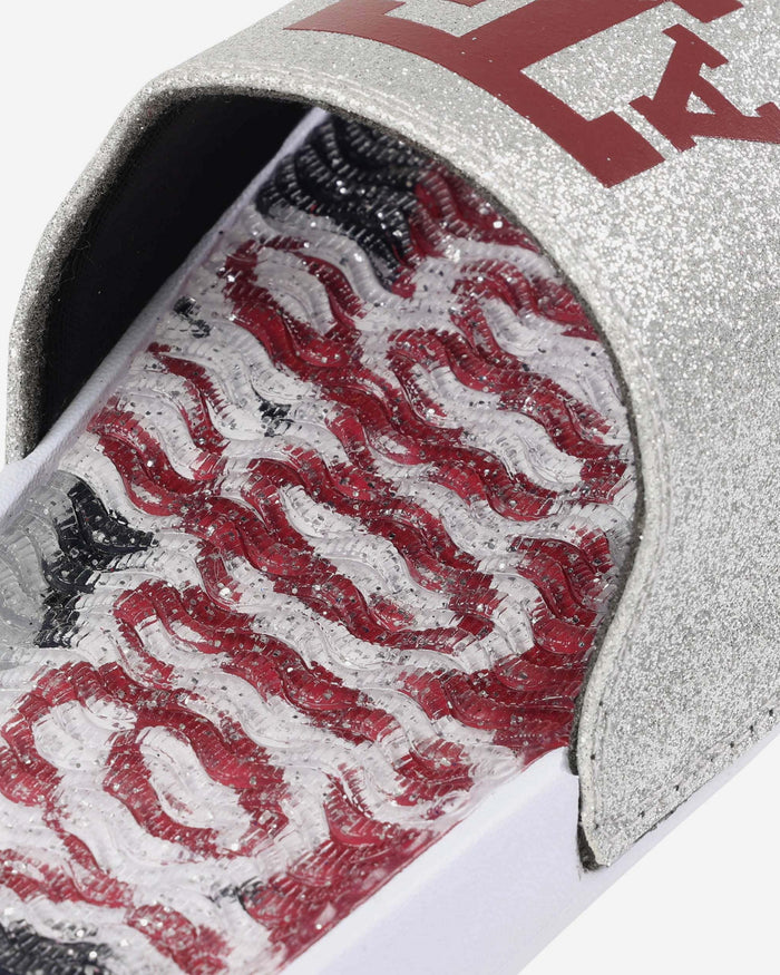 Texas A&M Aggies Womens Glitter Gel Slide FOCO - FOCO.com