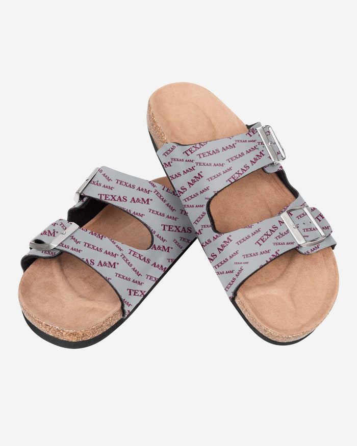 Texas A&M Aggies Womens Mini Print Double Buckle Sandal FOCO - FOCO.com