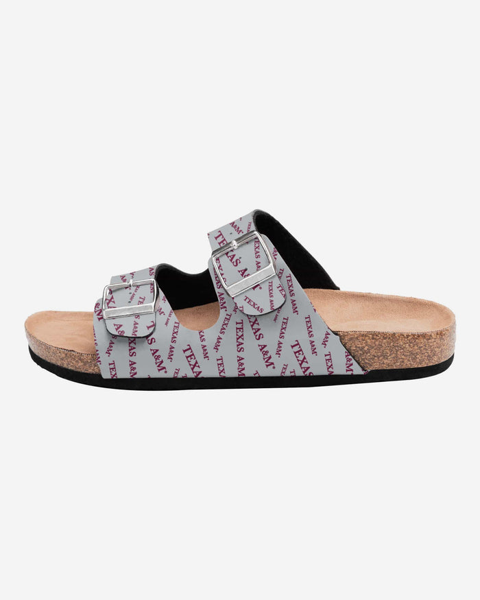 Texas A&M Aggies Womens Mini Print Double Buckle Sandal FOCO - FOCO.com