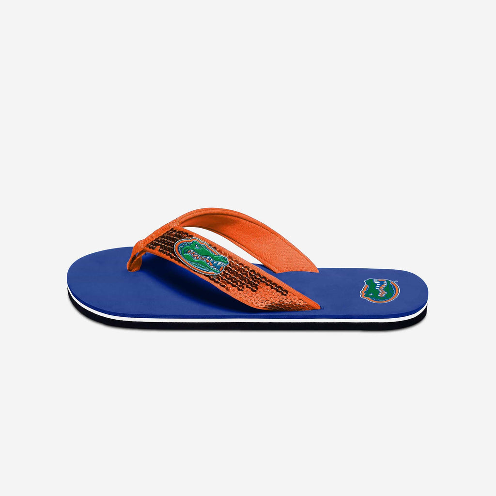 Florida Gators Womens Sequin Flip Flop FOCO - FOCO.com