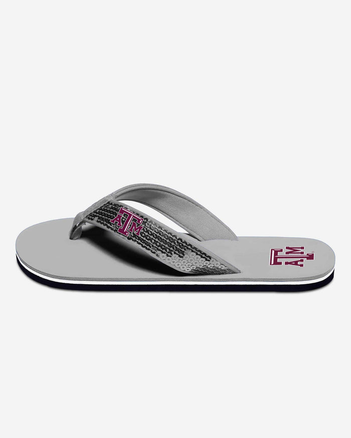 Texas A&M Aggies Womens Sequin Flip Flop FOCO - FOCO.com