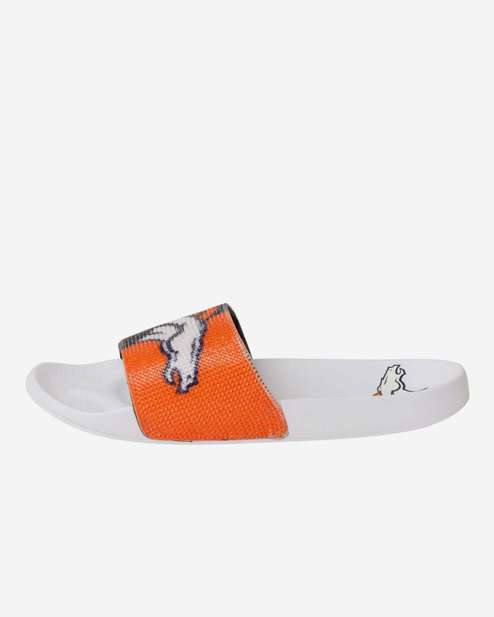 Denver Broncos Womens Big Logo Shimmer Slide FOCO - FOCO.com