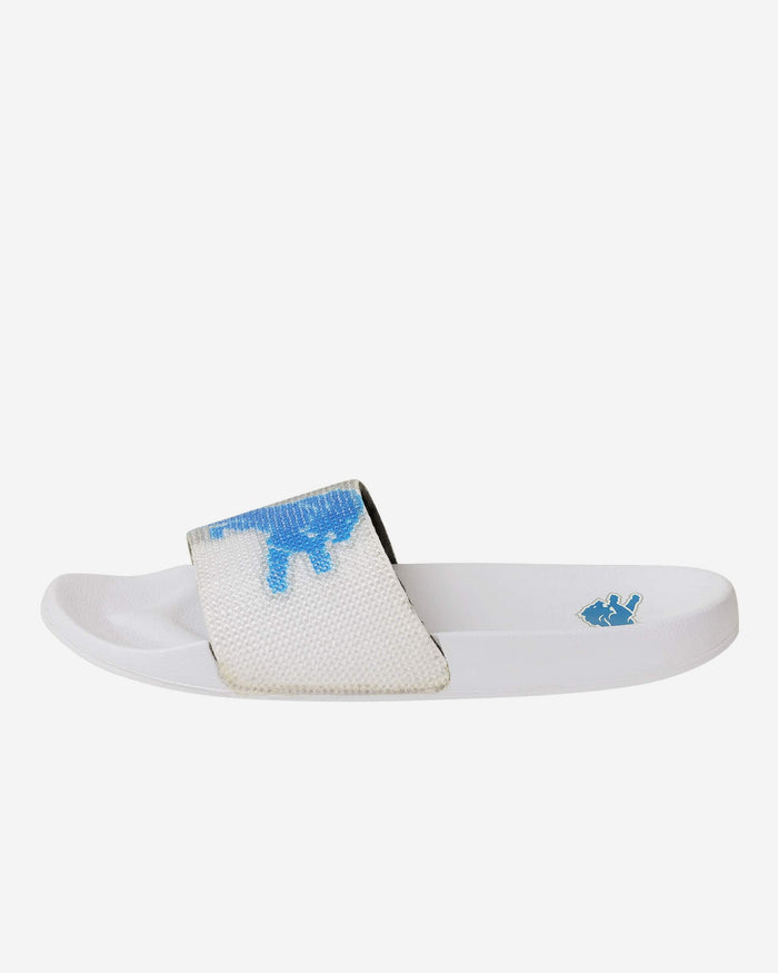 Detroit Lions Womens Big Logo Shimmer Slide FOCO - FOCO.com