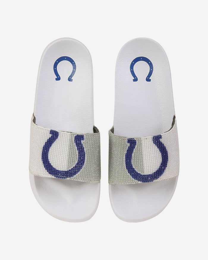 Indianapolis Colts Womens Big Logo Shimmer Slide FOCO S - FOCO.com