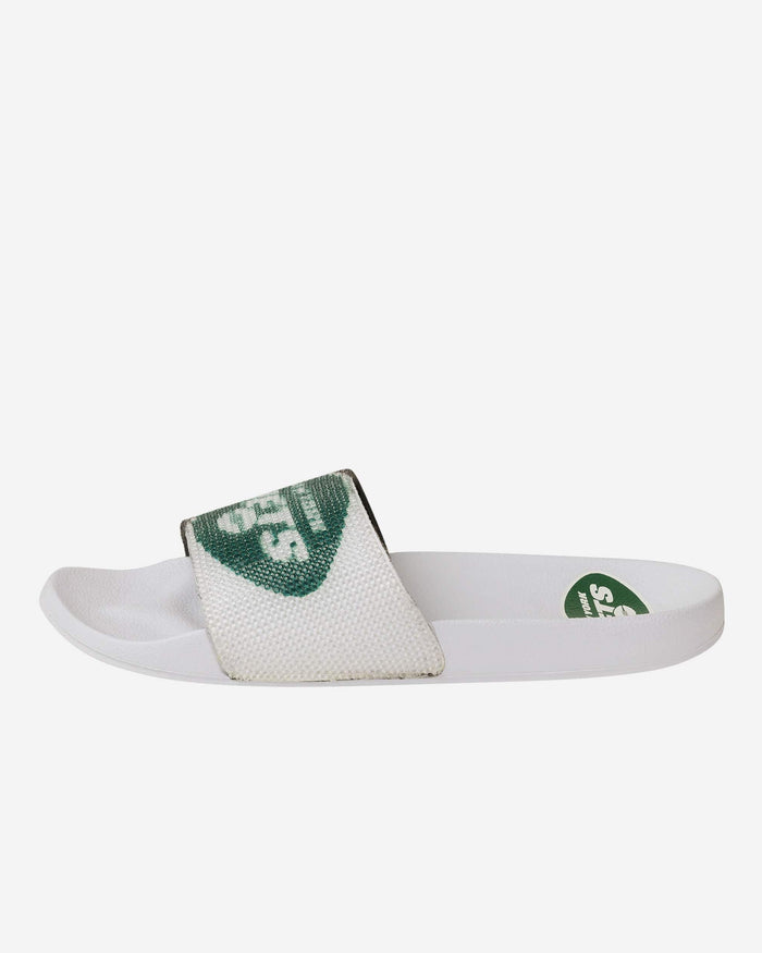 New York Jets Womens Big Logo Shimmer Slide FOCO - FOCO.com