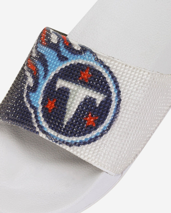 Tennessee Titans Womens Big Logo Shimmer Slide FOCO - FOCO.com