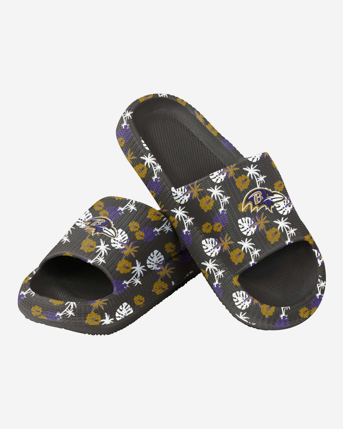 Baltimore Ravens Womens Floral Pillow Slide FOCO - FOCO.com