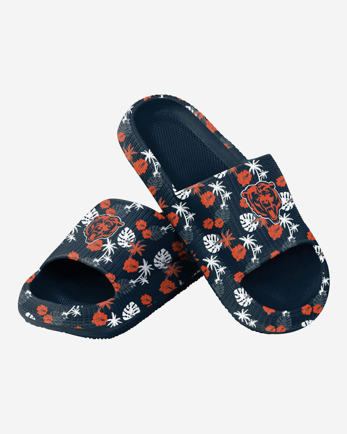 Chicago Bears Womens Floral Pillow Slide FOCO - FOCO.com