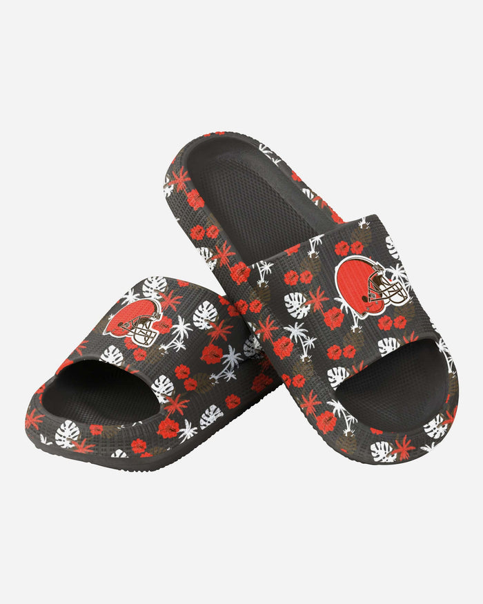 Cleveland Browns Womens Floral Pillow Slide FOCO - FOCO.com