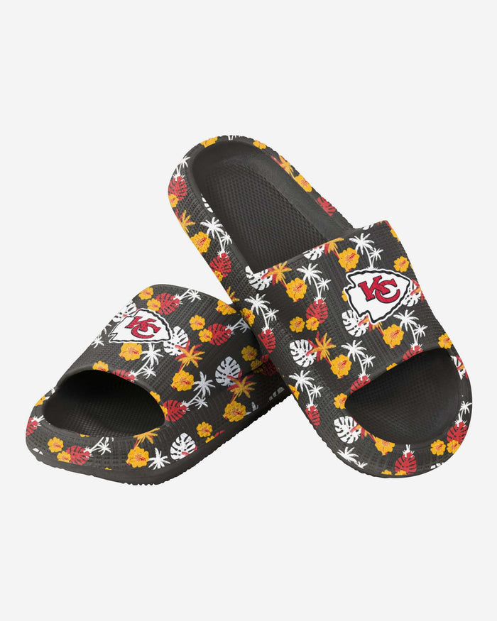 Kansas City Chiefs Womens Floral Pillow Slide FOCO - FOCO.com