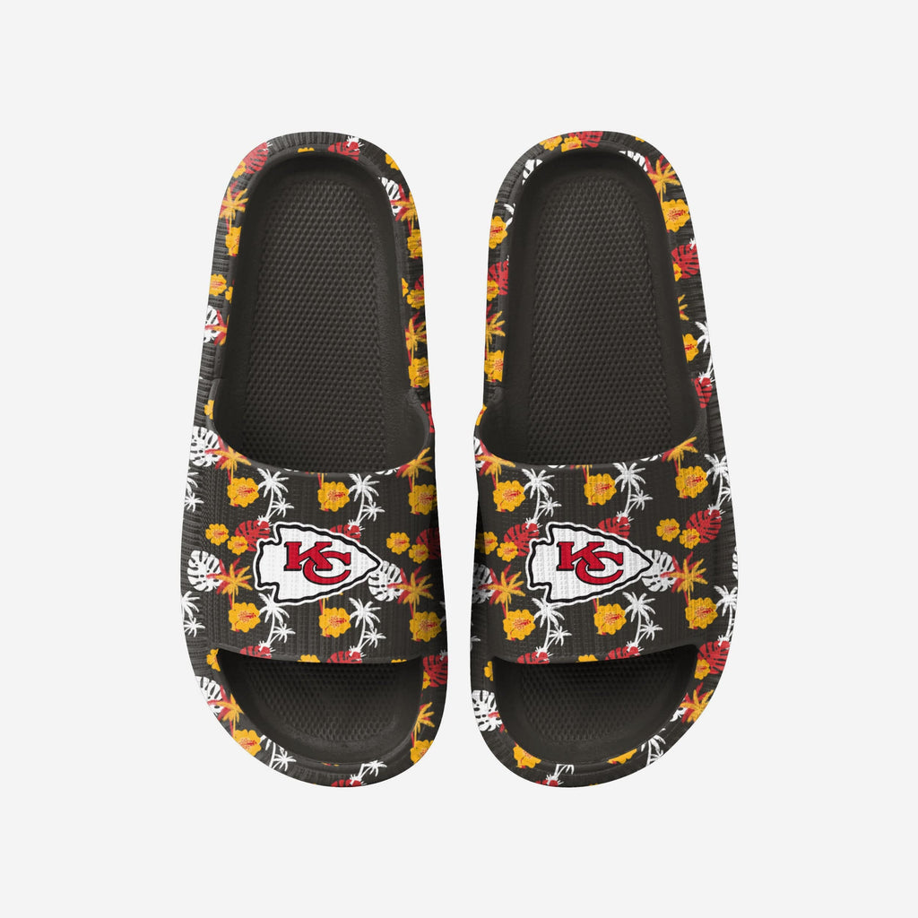 Kansas City Chiefs Womens Floral Pillow Slide FOCO S - FOCO.com