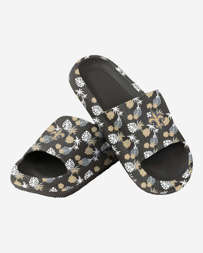 New Orleans Saints Womens Floral Pillow Slide FOCO - FOCO.com