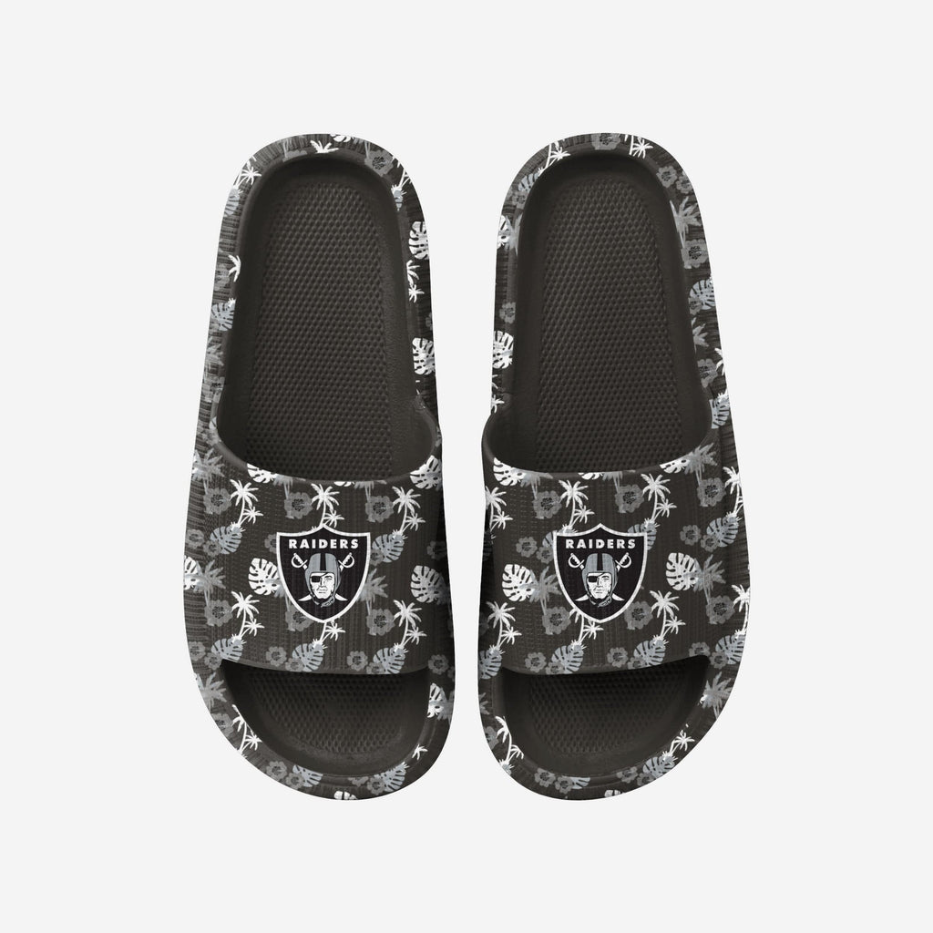 Las Vegas Raiders Womens Floral Pillow Slide FOCO S - FOCO.com