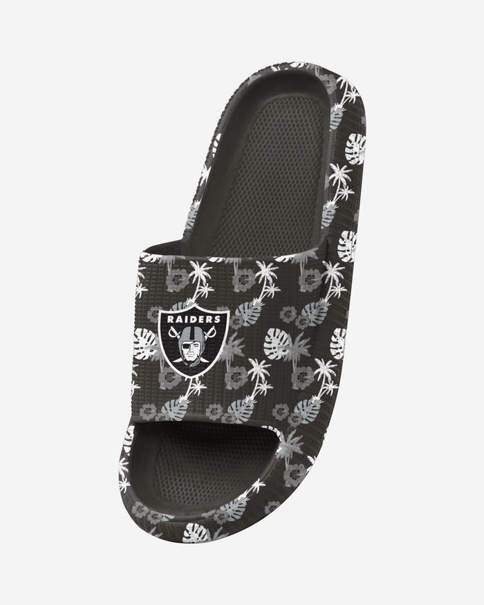 Las Vegas Raiders Womens Floral Pillow Slide FOCO - FOCO.com