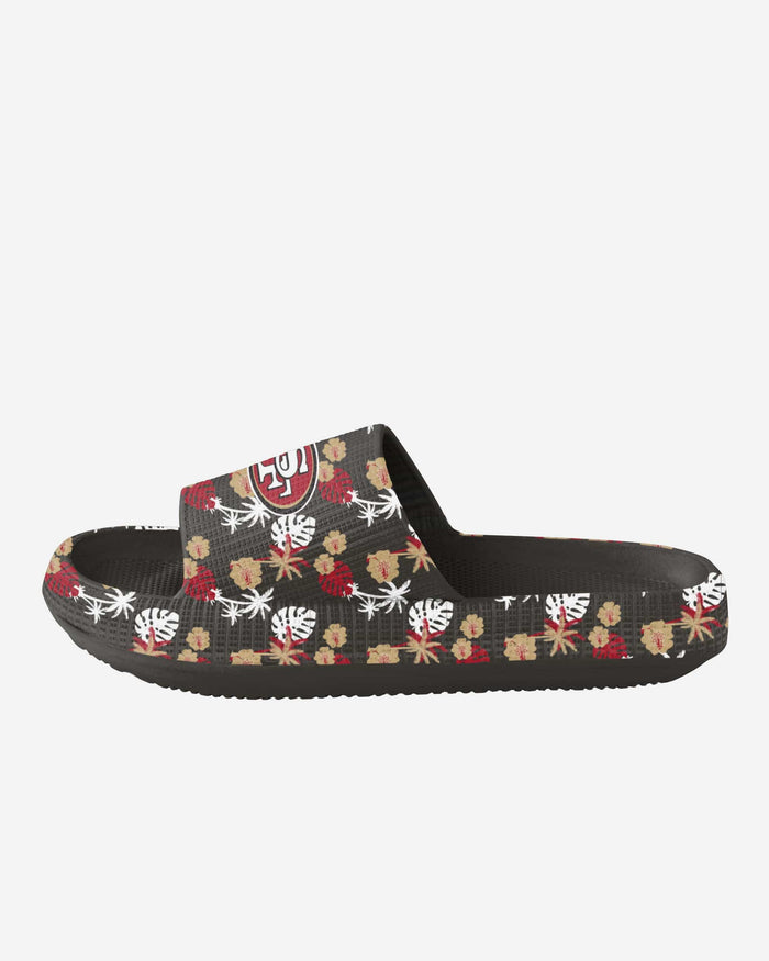 San Francisco 49ers Womens Floral Pillow Slide FOCO - FOCO.com