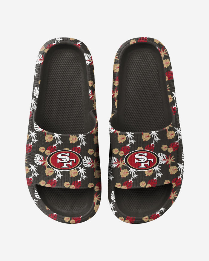 San Francisco 49ers Womens Floral Pillow Slide FOCO S - FOCO.com