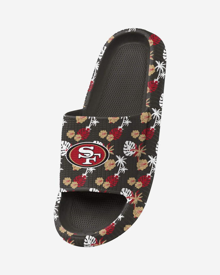 San Francisco 49ers Womens Floral Pillow Slide FOCO - FOCO.com