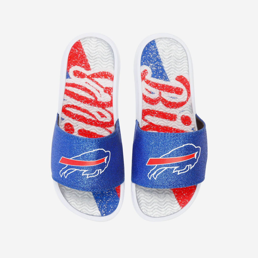 Buffalo Bills Womens Glitter Gel Slide FOCO S - FOCO.com