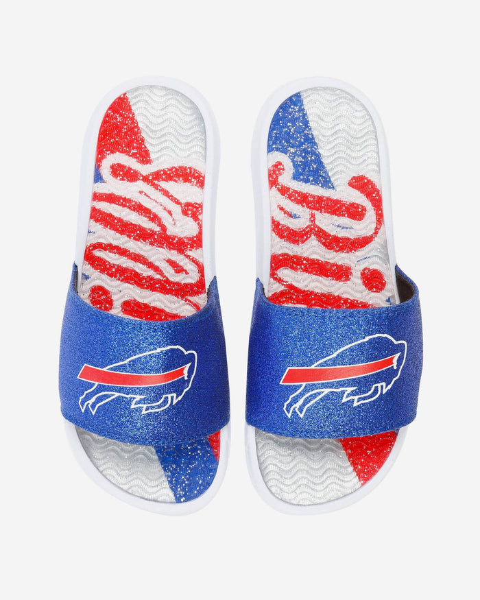 Buffalo Bills Womens Glitter Gel Slide FOCO S - FOCO.com