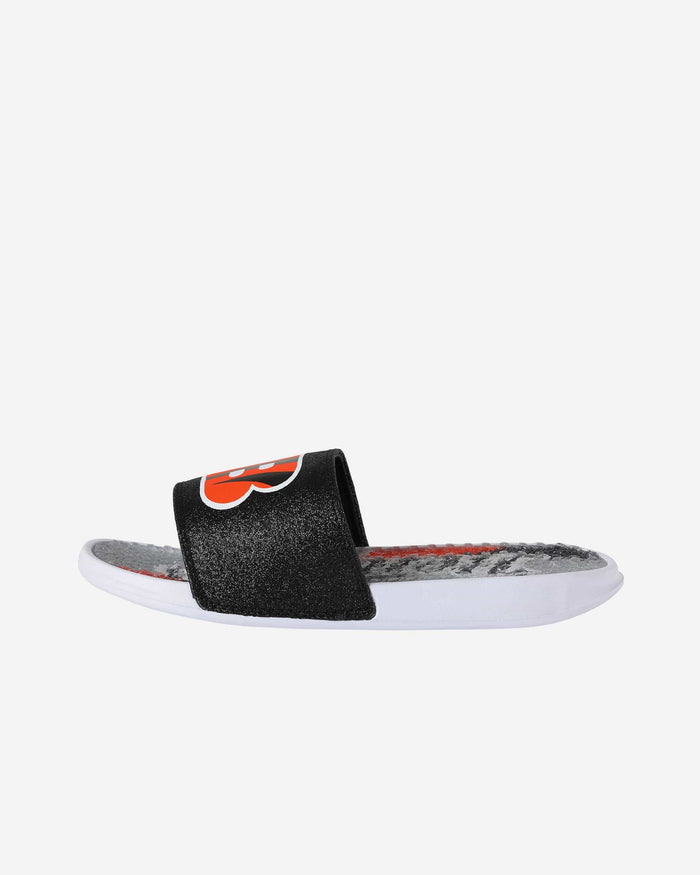 Cincinnati Bengals Womens Glitter Gel Slide FOCO - FOCO.com