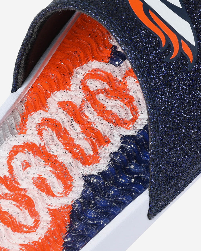 Denver Broncos Womens Glitter Gel Slide FOCO - FOCO.com