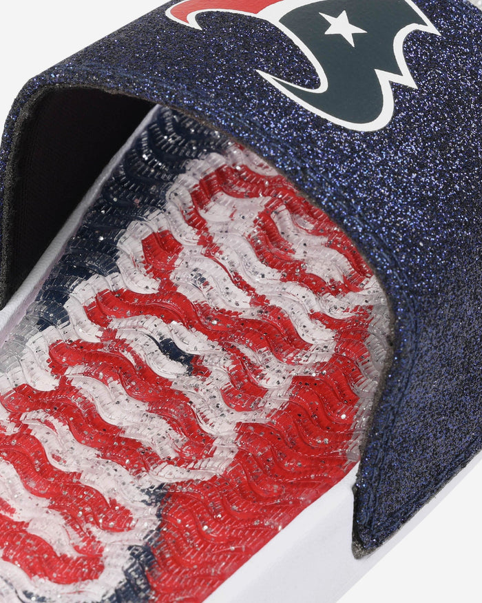 Houston Texans Womens Glitter Gel Slide FOCO - FOCO.com