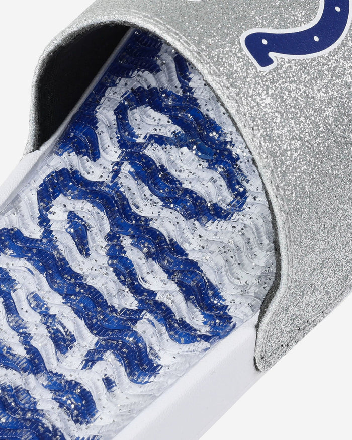 Indianapolis Colts Womens Glitter Gel Slide FOCO - FOCO.com