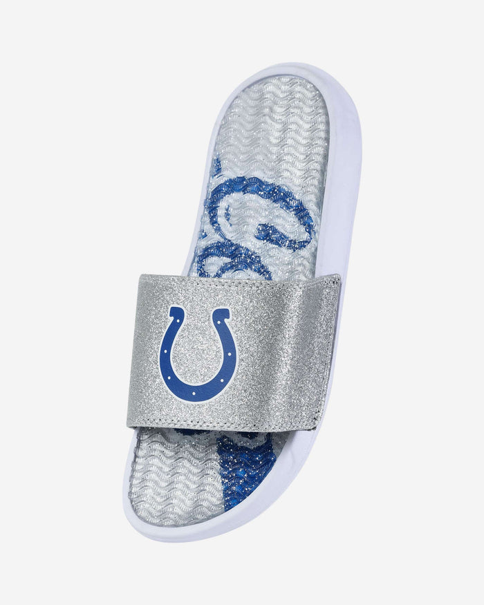 Indianapolis Colts Womens Glitter Gel Slide FOCO - FOCO.com