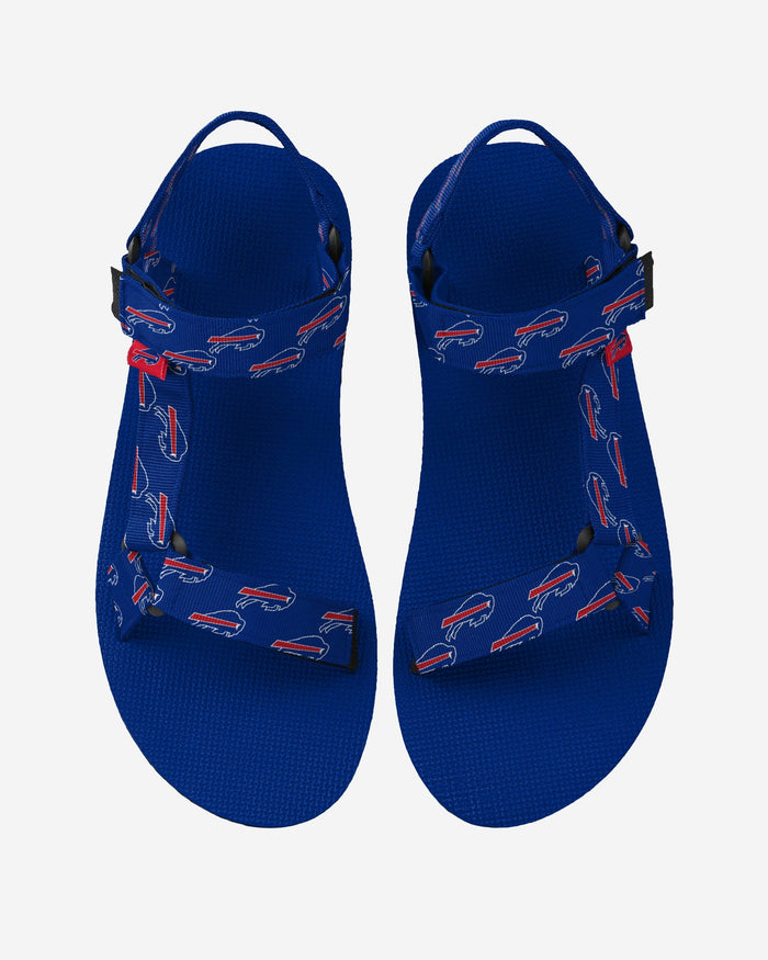 Buffalo Bills Womens Repeat Logo Strap Sandal FOCO S - FOCO.com