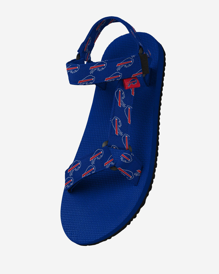 Buffalo Bills Womens Repeat Logo Strap Sandal FOCO - FOCO.com