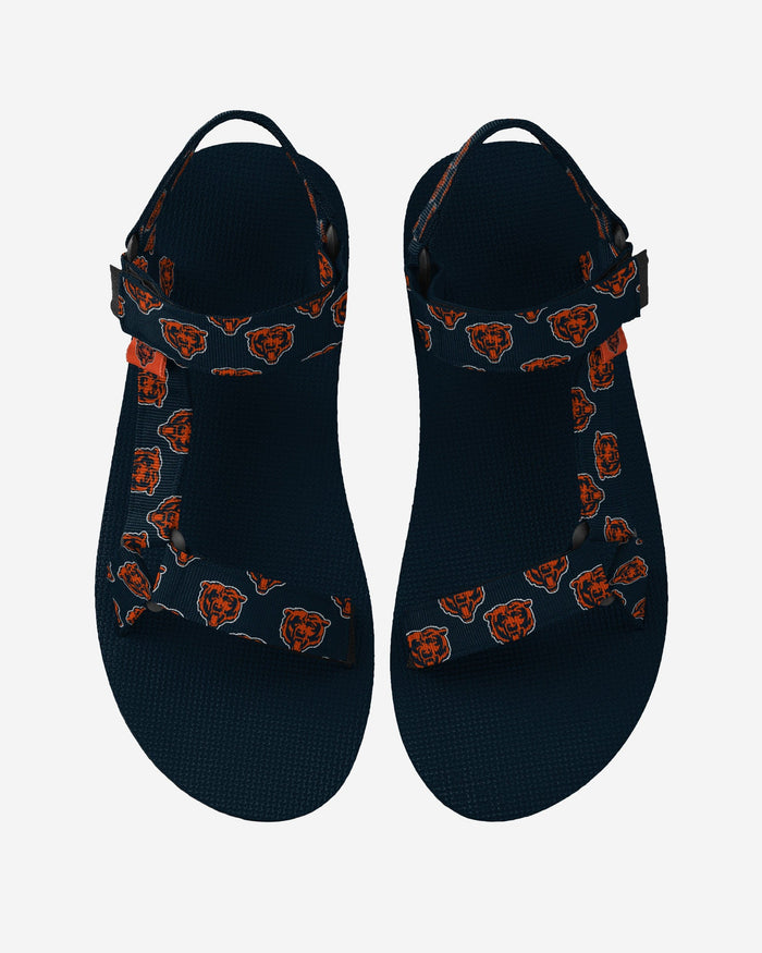 Chicago Bears Womens Repeat Logo Strap Sandal FOCO S - FOCO.com