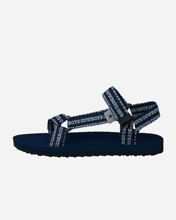 Dallas Cowboys Womens Repeat Logo Strap Sandal FOCO - FOCO.com