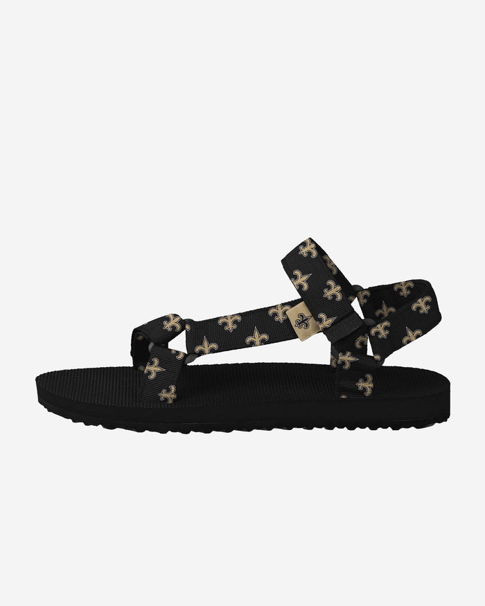 New Orleans Saints Womens Repeat Logo Strap Sandal FOCO - FOCO.com