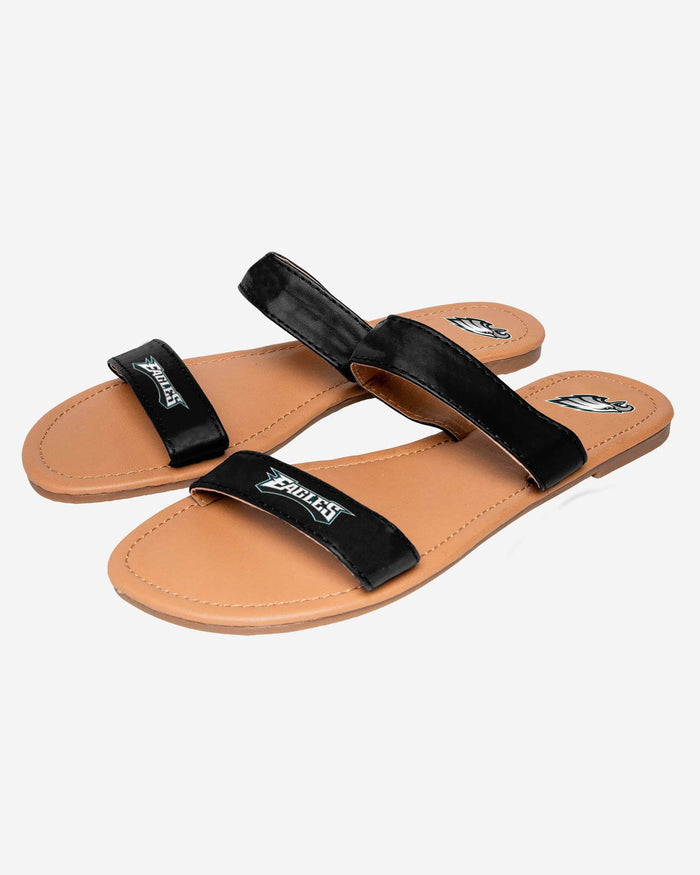 Philadelphia Eagles Double Strap Slide Sandals FOCO - FOCO.com