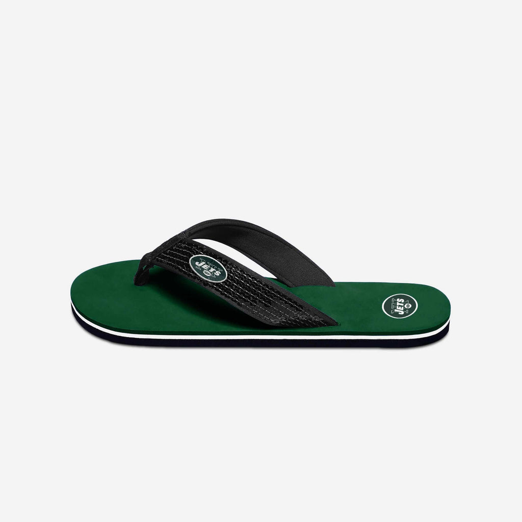 New York Jets Womens Original Sequin Flip Flop FOCO - FOCO.com