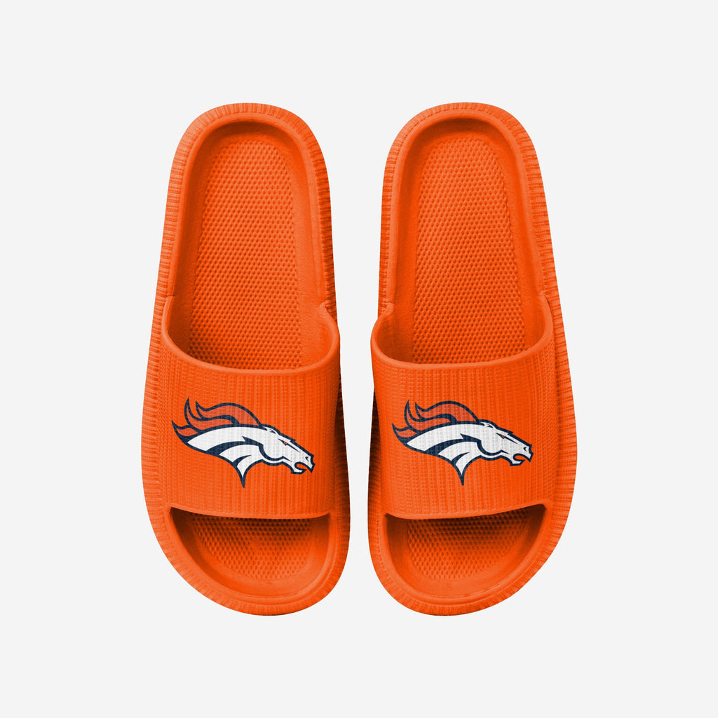 Denver Broncos Womens Team Color Pillow Slide FOCO S - FOCO.com