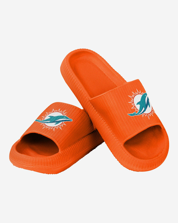 Miami Dolphins Womens Team Color Pillow Slide FOCO - FOCO.com