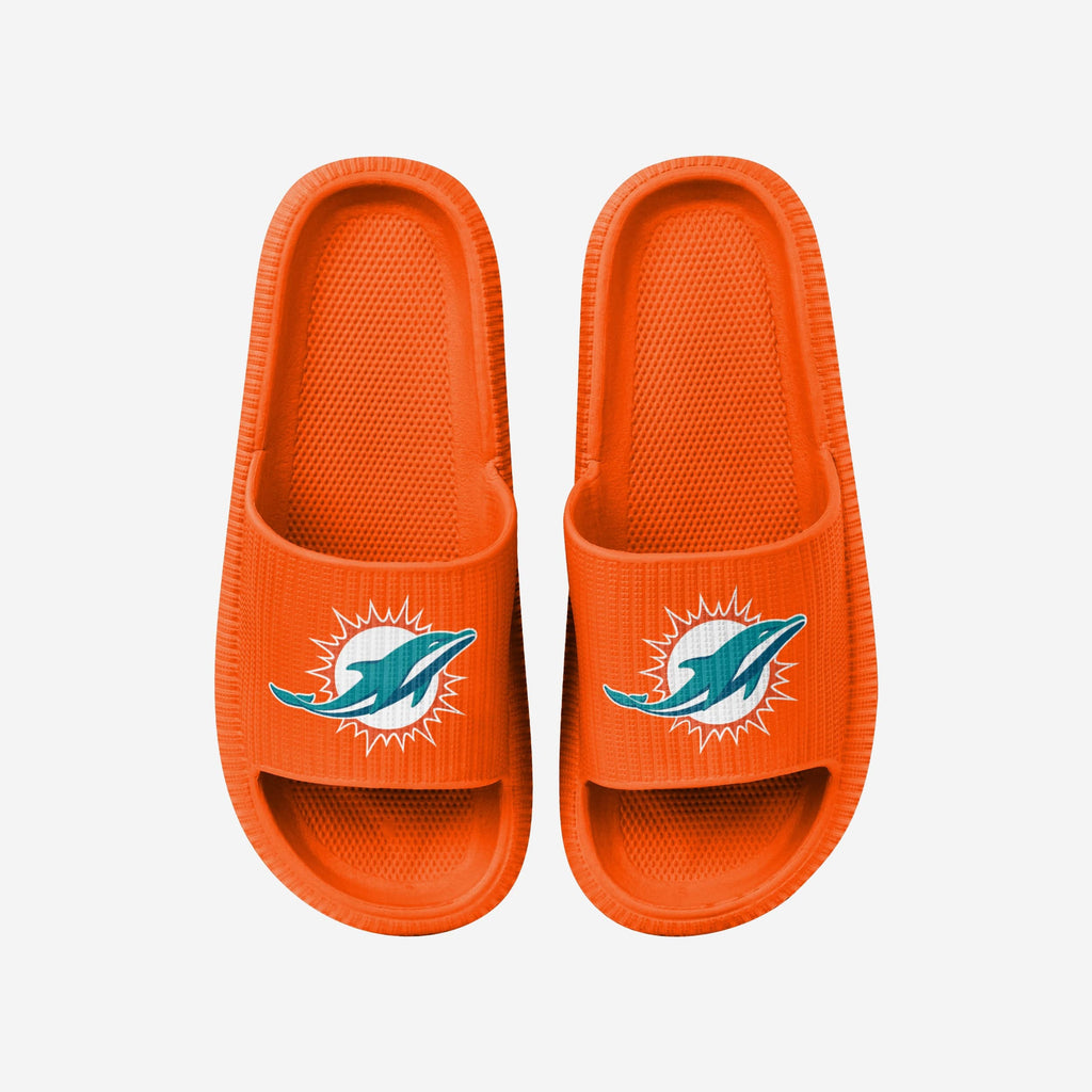 Miami Dolphins Womens Team Color Pillow Slide FOCO S - FOCO.com