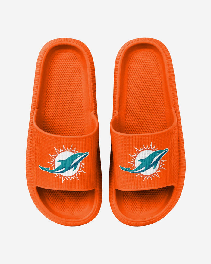 Miami Dolphins Womens Team Color Pillow Slide FOCO S - FOCO.com