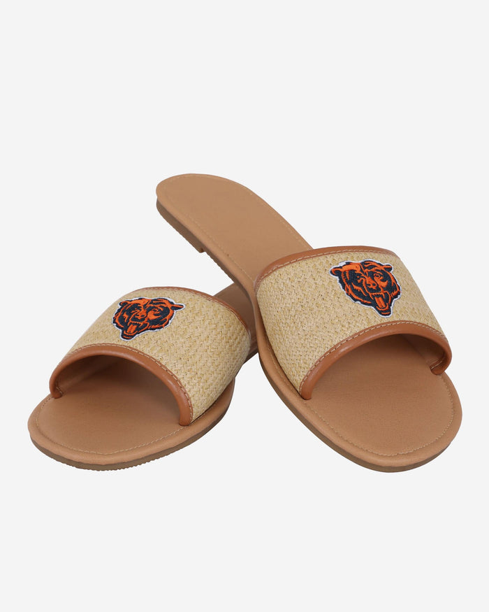 Chicago Bears Womens Straw Slide FOCO - FOCO.com