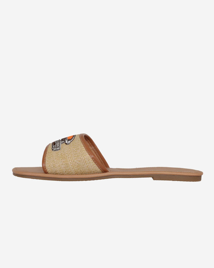 Cleveland Browns Womens Straw Slide FOCO - FOCO.com