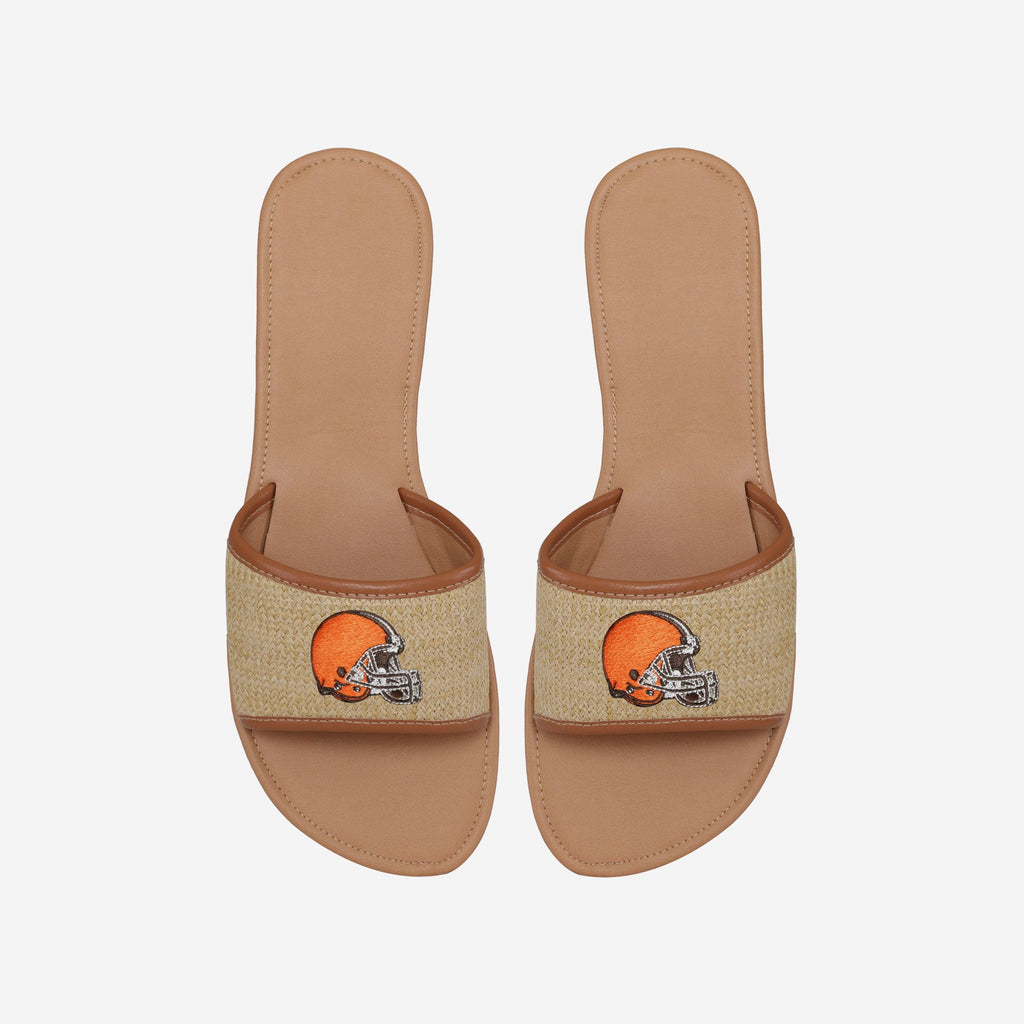 Cleveland Browns Womens Straw Slide FOCO S - FOCO.com