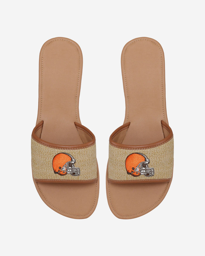 Cleveland Browns Womens Straw Slide FOCO S - FOCO.com