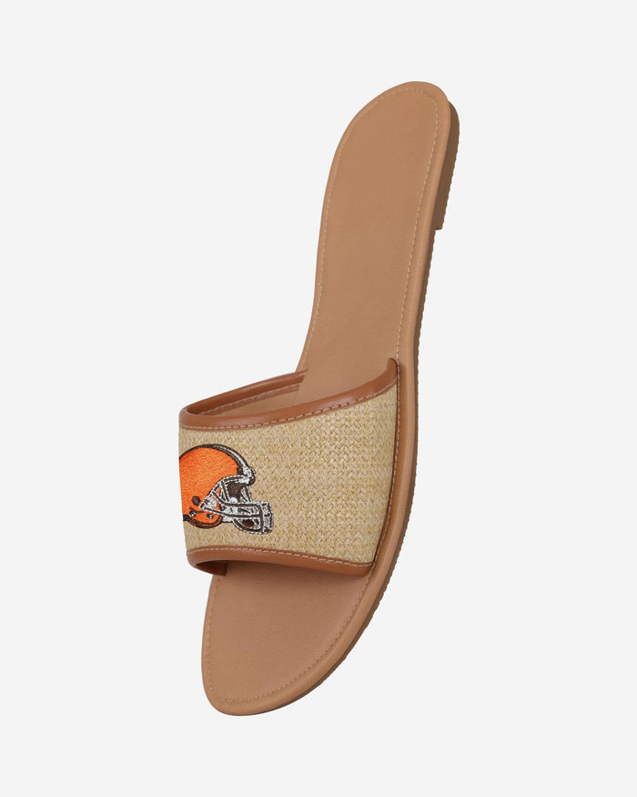 Cleveland Browns Womens Straw Slide FOCO - FOCO.com