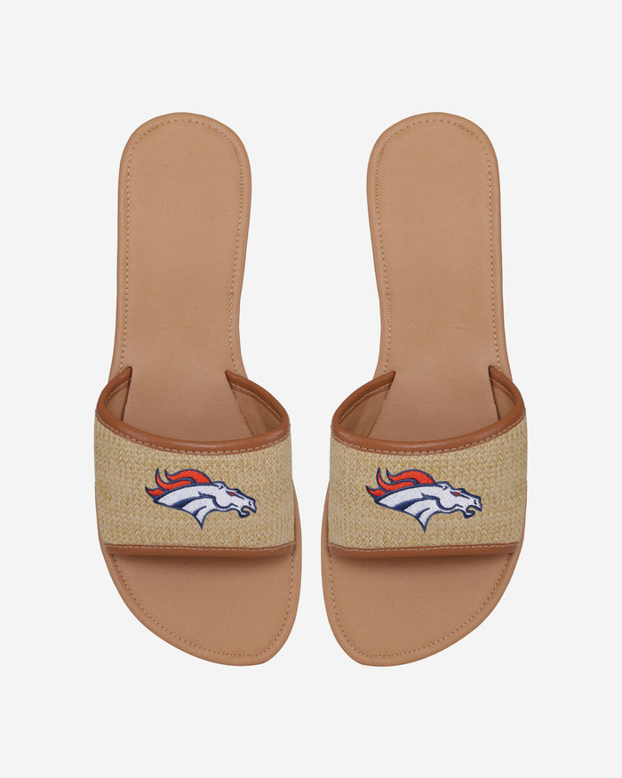 Denver Broncos Womens Straw Slide FOCO S - FOCO.com