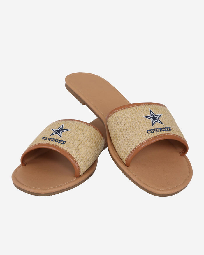 Dallas Cowboys Womens Straw Slide FOCO - FOCO.com