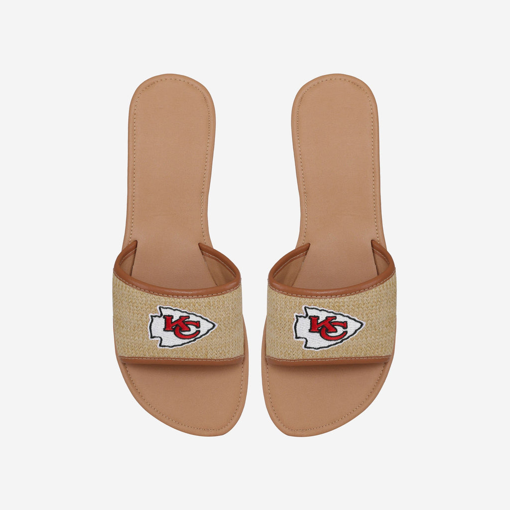 Kansas City Chiefs Womens Straw Slide FOCO S - FOCO.com