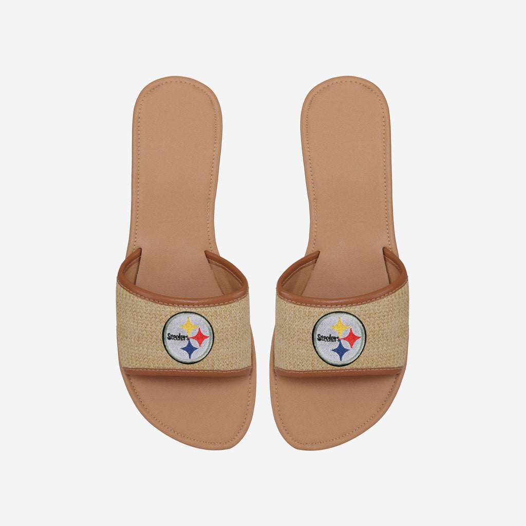 Pittsburgh Steelers Womens Straw Slide FOCO S - FOCO.com