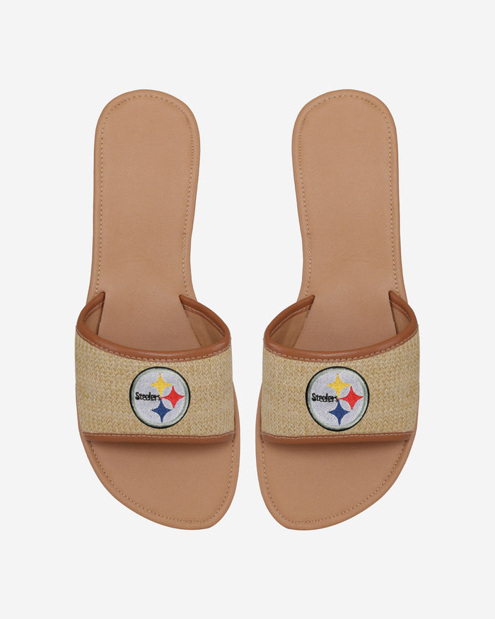 Pittsburgh Steelers Womens Straw Slide FOCO S - FOCO.com